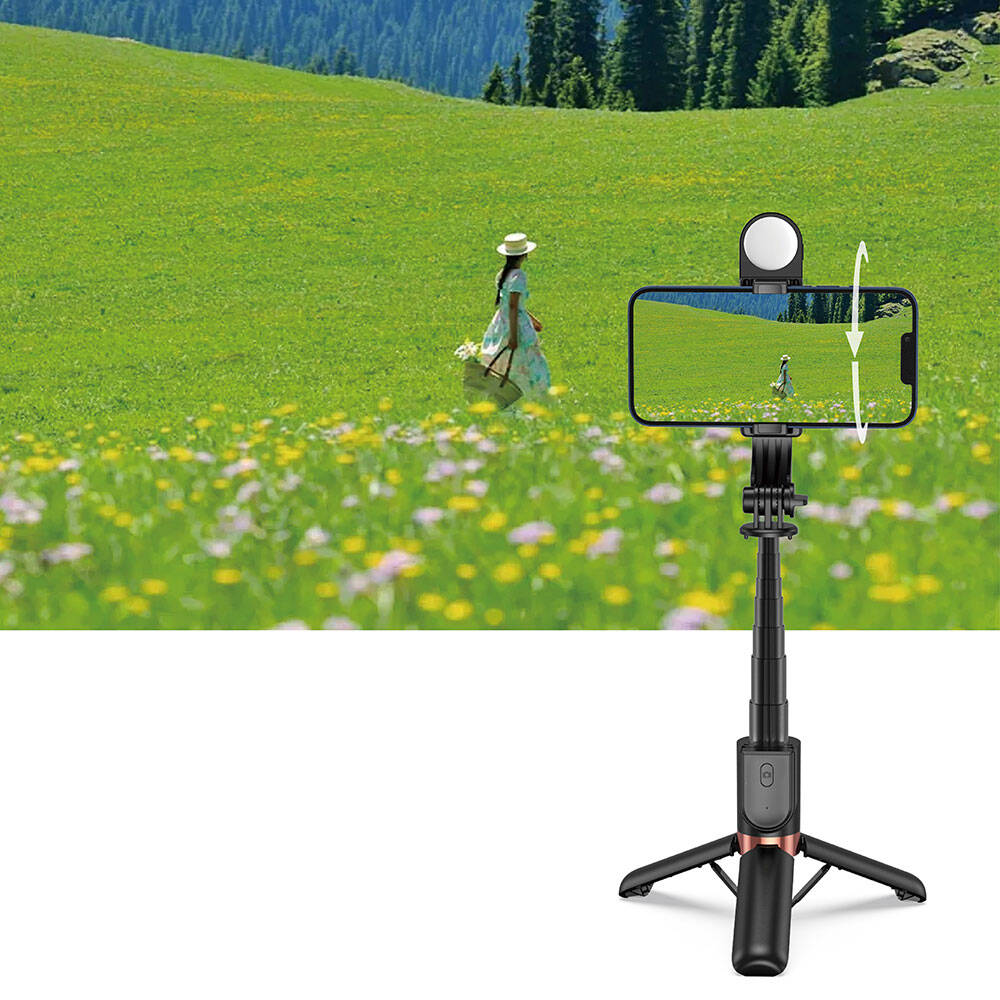 Wiwu Wi-SE011 Dolgu Işıklı Teleskopik Tripod ve Mini Selfie Çubuğu Wiwu Wi-SE011 Dolgu Işıklı Teleskopik Tripod ve Mini Selfie Çubuğu